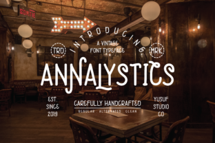 Annalystics: A Font for Timeless Editorial Design