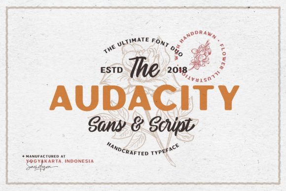 Audacity Duo: A Striking Font for Bold Branding