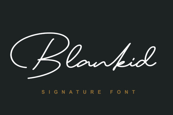 Blankid: A Font That Elevates Branding with Elegance