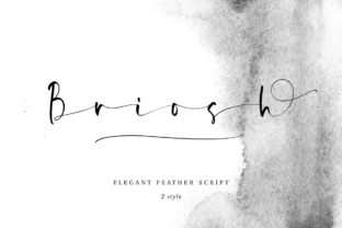 Briosh: A Script Font That Adds Elegance to Your Campaigns
