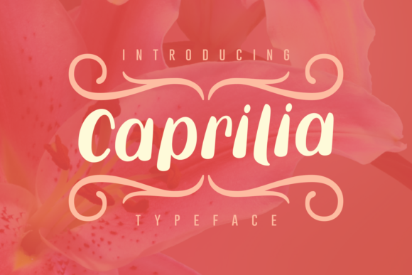 Caprilia: A Handwritten Font for Creative Crafters