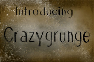 Crazygrunge Font: A Spooky Script for Editorial Design