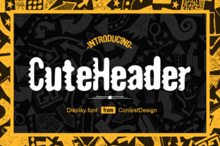 Cute Header: A Script Font That Adds Personality to Branding