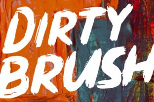 Dirty Brush: A Versatile Script Font for Creative Crafters