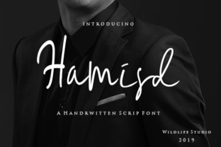 Hamisd: A Script Font with Subtle Elegance for Editorial Design