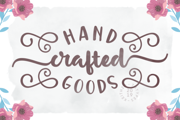 Handcrafted Goods: A Typeface That Speaks with Grace