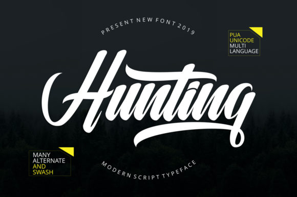 Hunting: A Versatile Script Font for Web Design