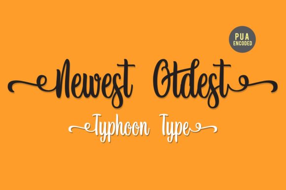 Newest Oldest: A Script Font for Editorial Elegance