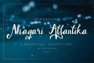Nhagari Atlantika: A Script Font for Campaign Creativity