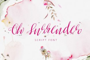 Oh Surrender: A Font That Breathes Life Into Your Creations